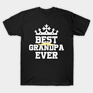 BEST GRANDPA EVER gift ideas for family T-Shirt